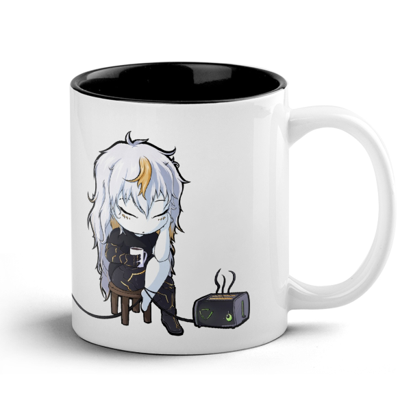 Sleepy Aligna Black Mug - Debut 2026