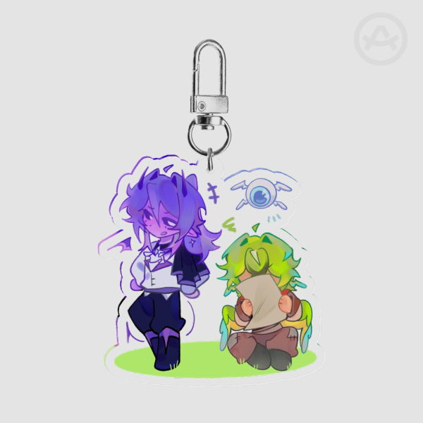 Justice Duo Acrylic Keychain
