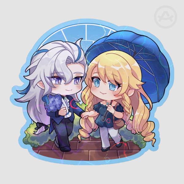 [ GI Fanmerch ] NeuVia Holo Sticker