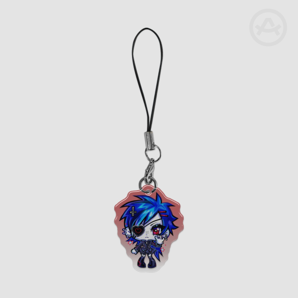 Visual-Kei Epoxy Clear Acrylic Keychain
