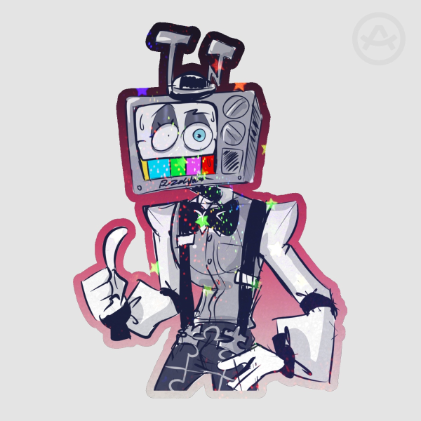 Mr Puzzles Thumbs Up Sticker