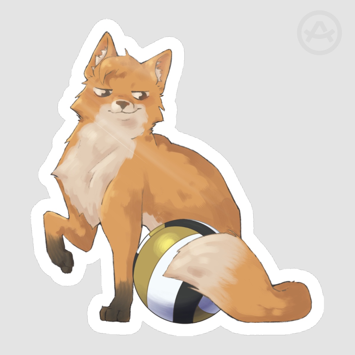 Fox Astumu: Cut Sticker