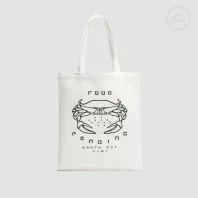Sci fi crab brand - taller tote bag