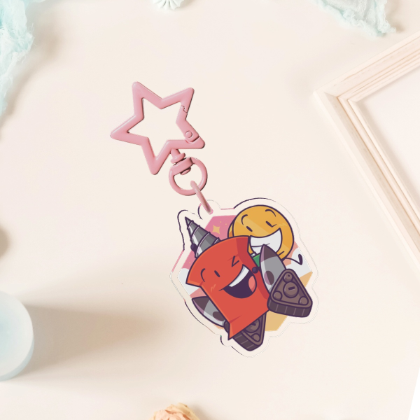 CoinPin BFDIA 2" Acrylic Keychain