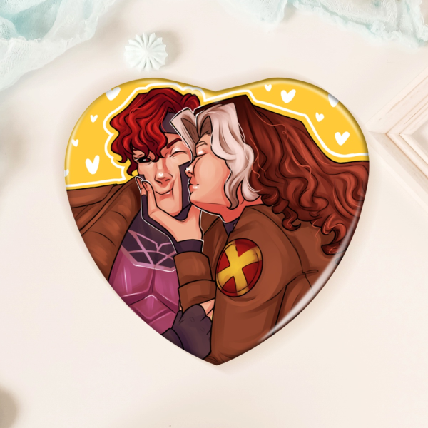 Gambit Rogue Heart Badge - Marvel Rivals