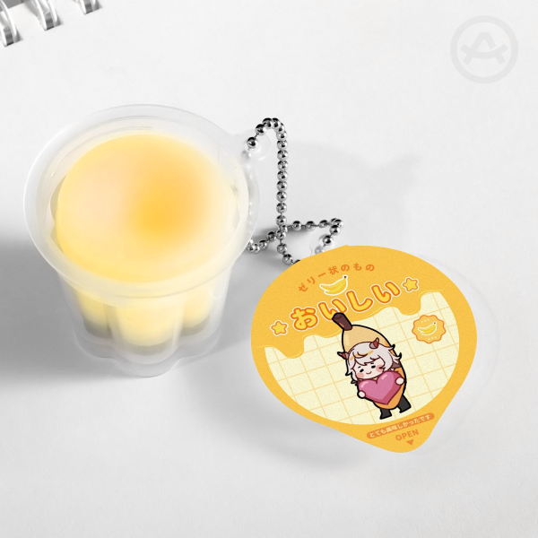 [ AK Fanmerch ] Kreide Squishy Pudding Jelly Keychains