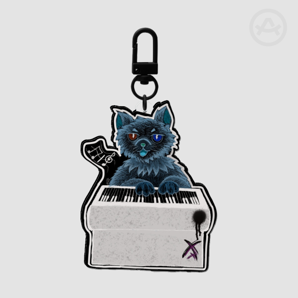 Catty Parie Band The Pianist Full Bleed Acrylic Keychains