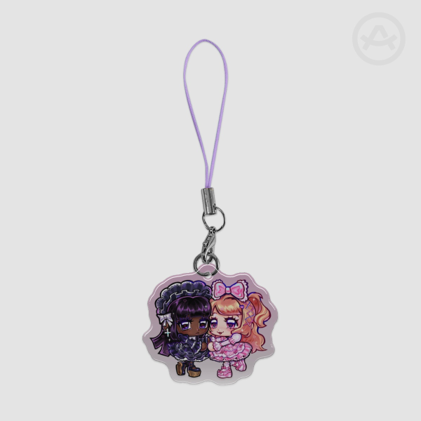 Lolita Epoxy Clear Acrylic Keychains