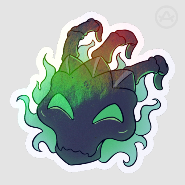 Thresh Die Cut Sticker