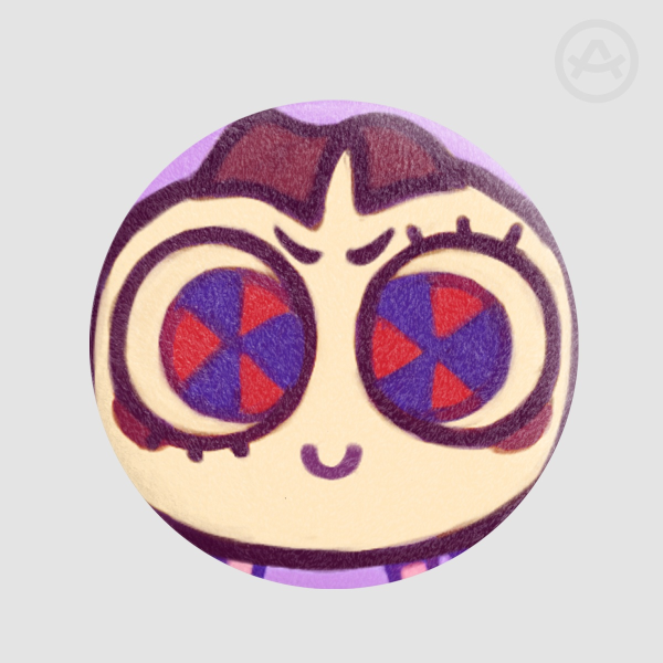 Pomni Jax Plush Badge