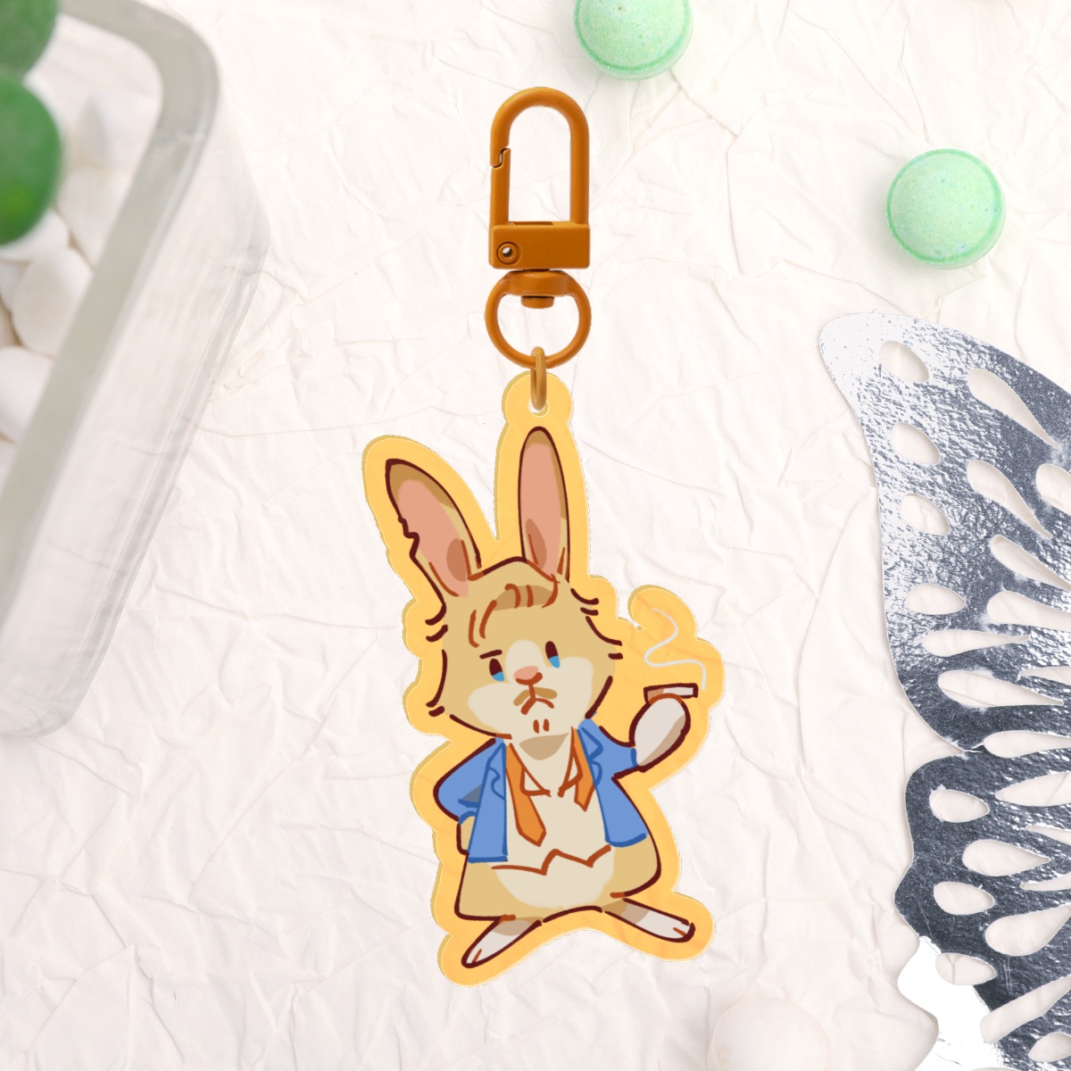 05 March Hare Keychain