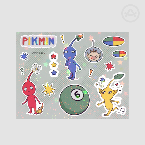 Pikmin Sticker Sheet