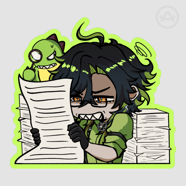 [VTUBER] Mujin Dockey Sticker