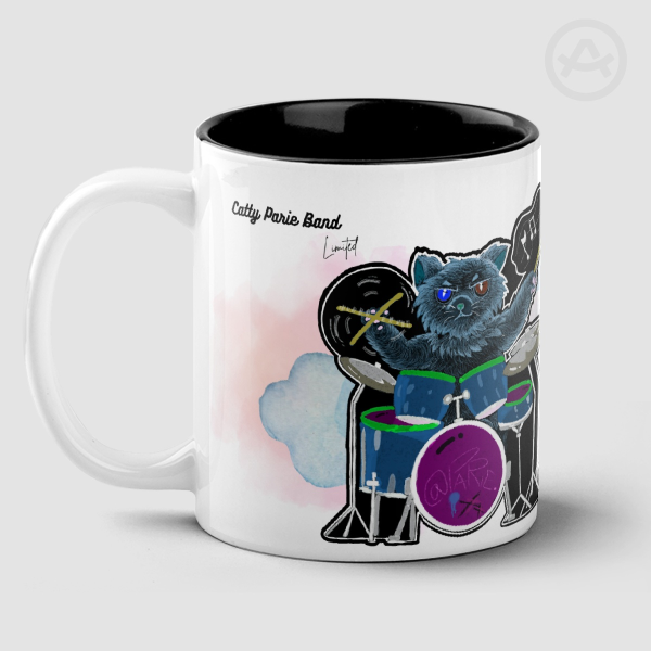Catty The Drummer Mug