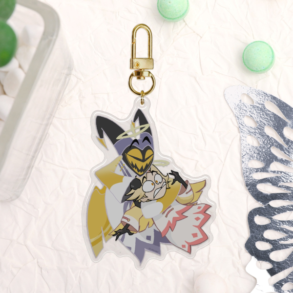 "Happy Father's Day" Epoxy Clear Acrylic Keychains