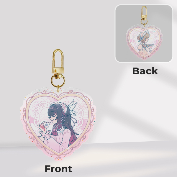 Afternoon Tea Glitter Charm (Double-side SandBina Ver.)