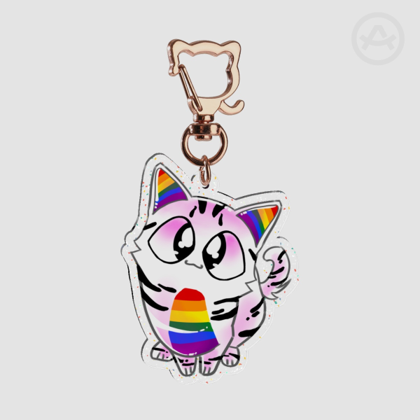 Pride Ally Cat Charm