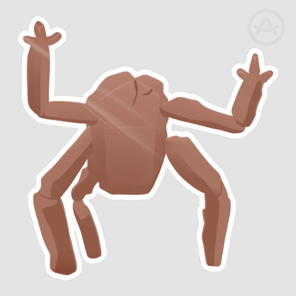 Rocky Die Cut Sticker