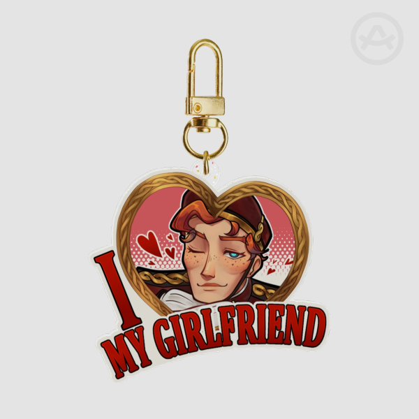 DEADLOCK Doorman I Heart My Girlfriend Fullbleed Keychain