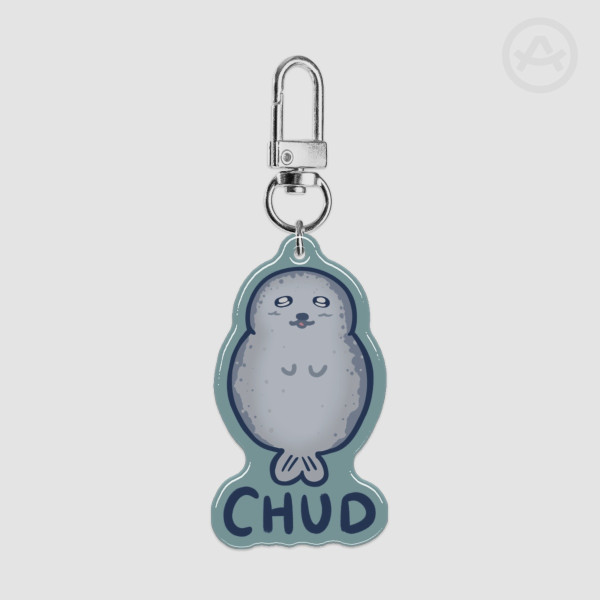 Seal Chud Epoxy Keychain