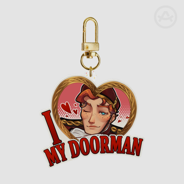 DEADLOCK I Heart My Doorman Fullbleed Keychain