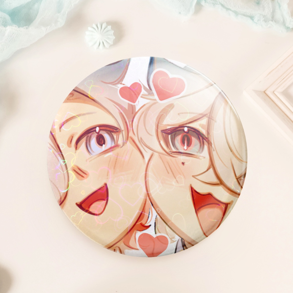 ILLUHEN HEART Button Pin
