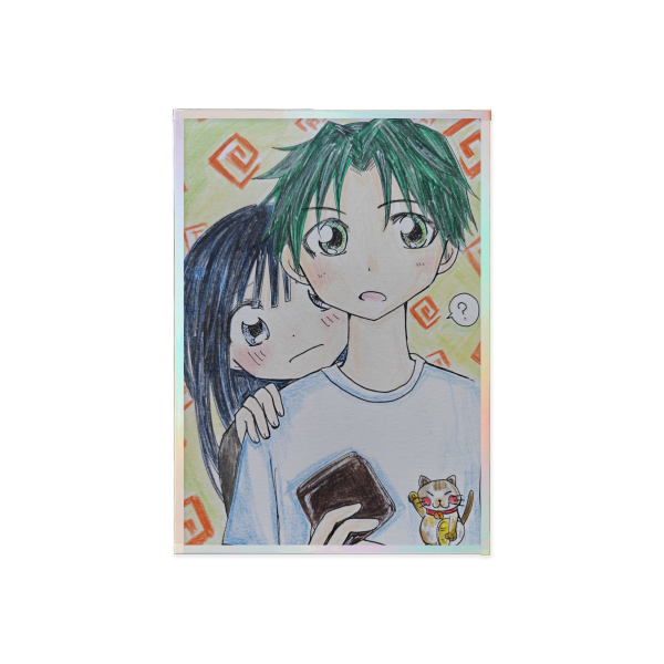 Couple Art Boards with Rainbow-Edged - 4.1"x5.83 "(105x148mm)