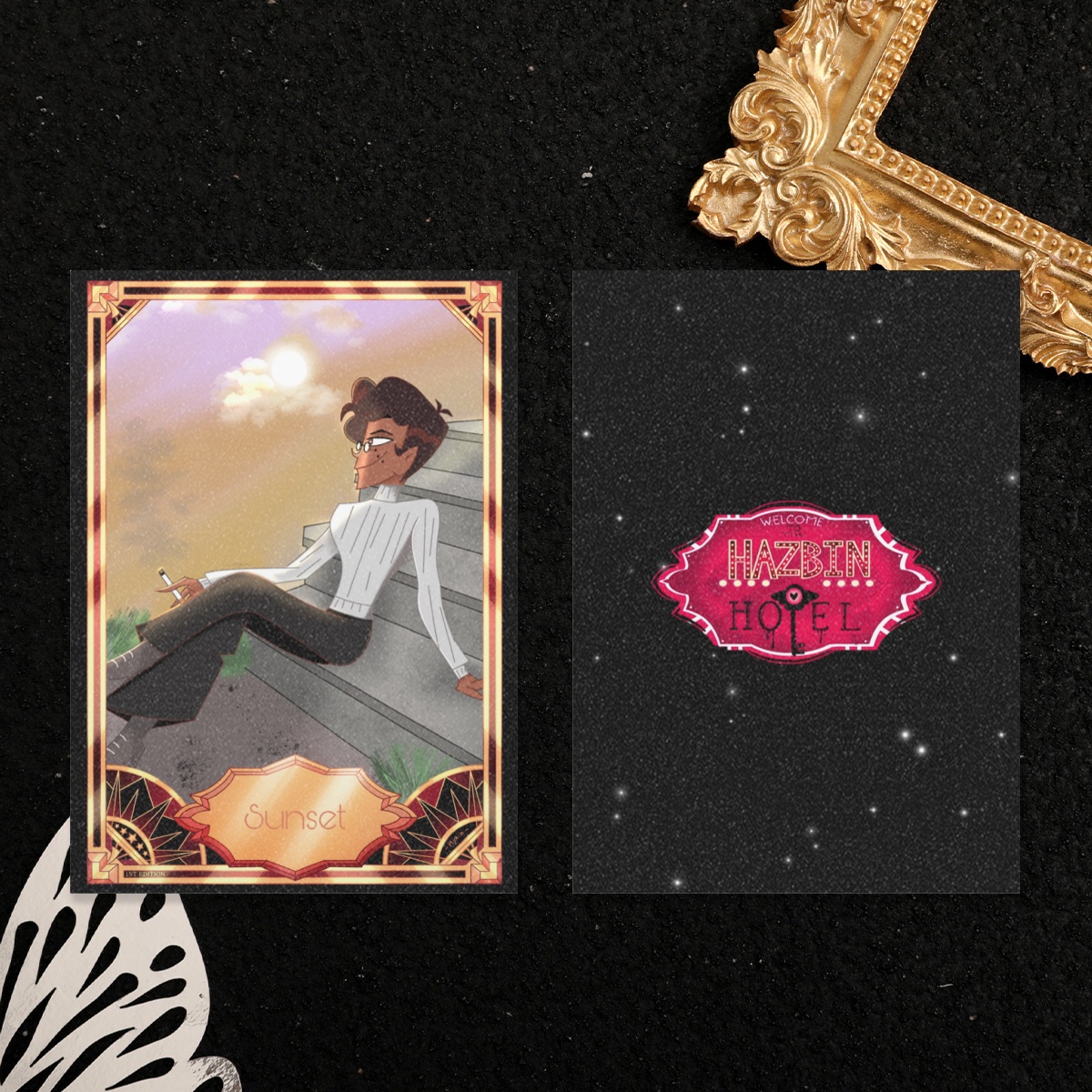 Hazbin Hotel baby Vox - Vincent Whittman, Photocard by Njaia