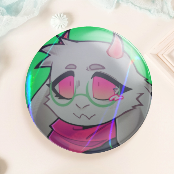 Ralsei Deltarune Round Badge