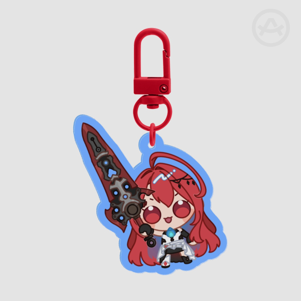 Elizabeth Rose Bloodflame Keychain