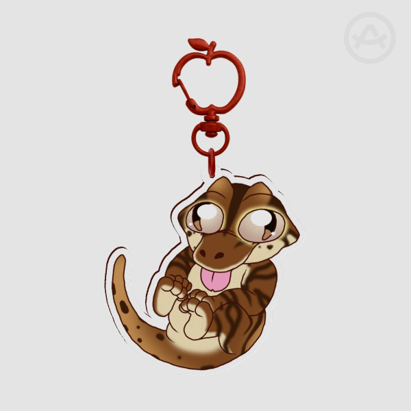Blep Gargoyle Gecko keychain