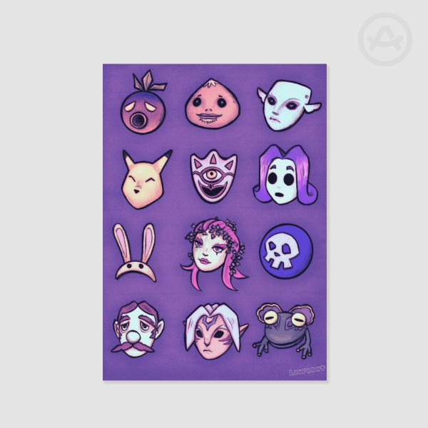 Majora's Mask A5 Print
