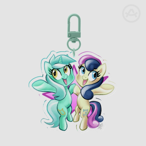 Lyra/Bon Bon Clear Acrylic Keychains