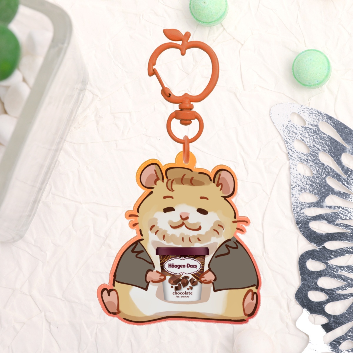 Fat Ryan Mouseling Keychain