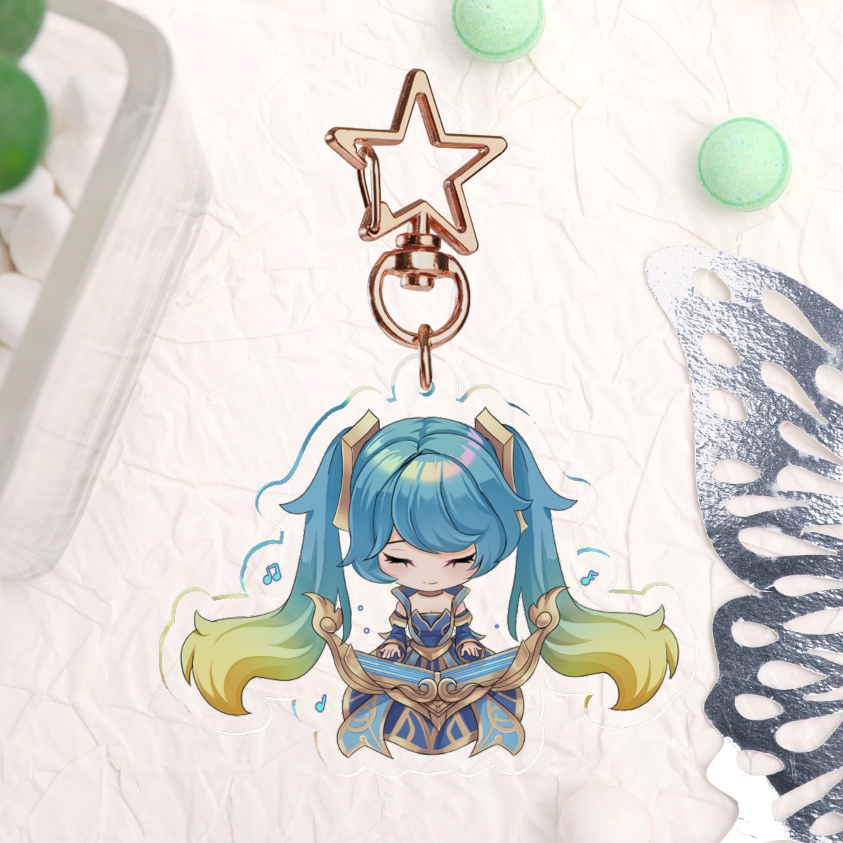 6.5cm Double Sided Sona Keychain