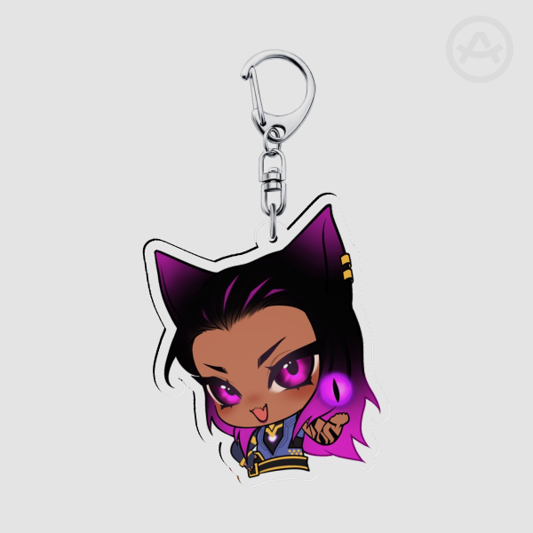 Reyna Cat Keychain