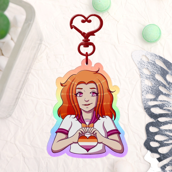 [LGBTQIA+] WLW Pride Scout 3-Inch Keychain