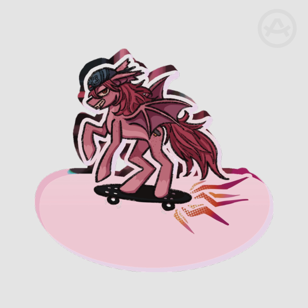 MLP AU Sabby Shake Standee