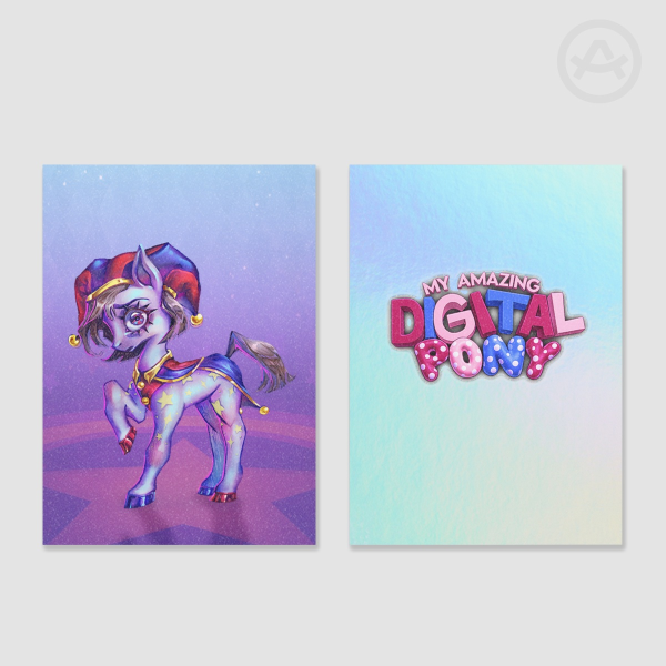 The Amazing Digital Circus MLP My Little Pony Holographic Photocard