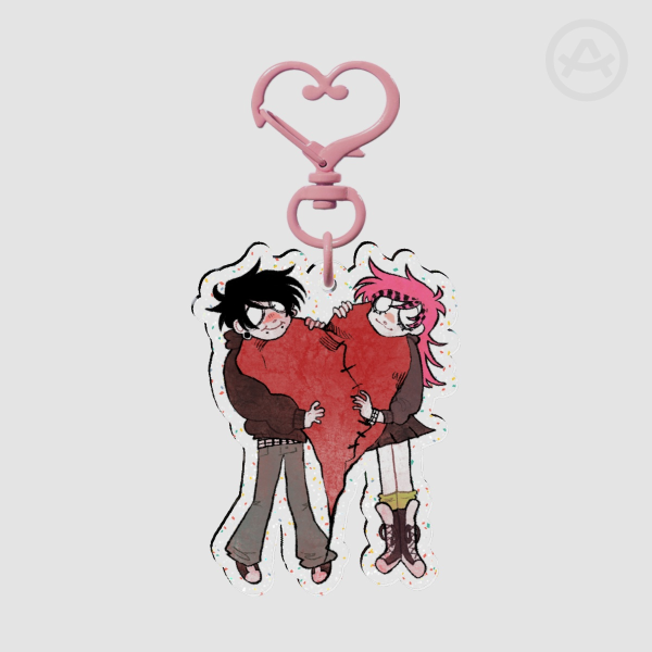 EMO LOVE keychain