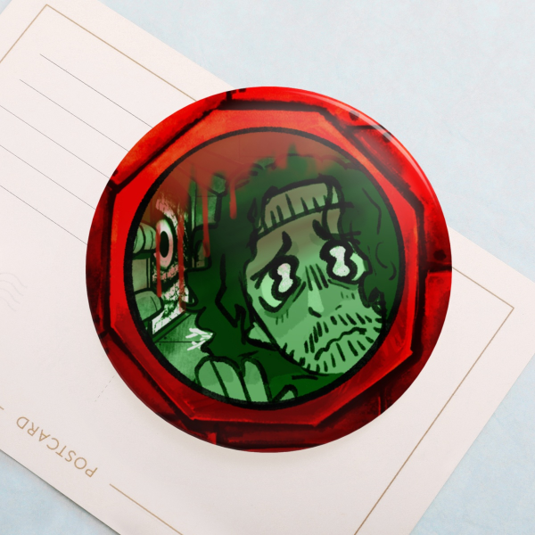 Porthole Simon Badge - Iron Lung