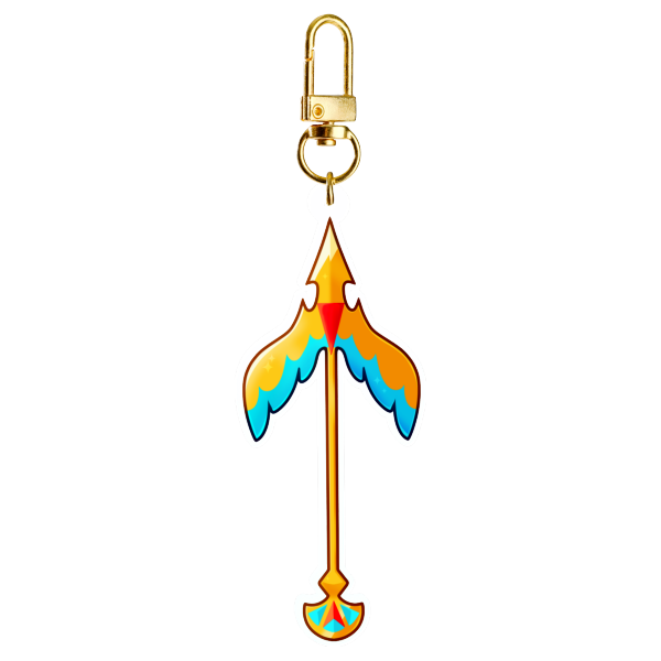 Golden Cheese Cookie's Spear - Acrylic Keychain