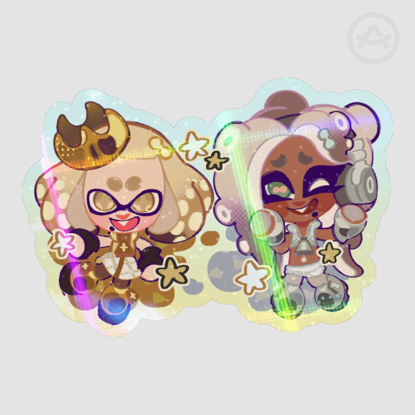 FrostyFest Off the Hook | Colored Edge Die Cut Sticker