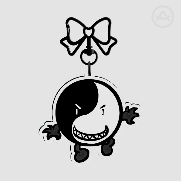 Yin-Yang Inanimate Insanity --- Classic Acrylic Keychain