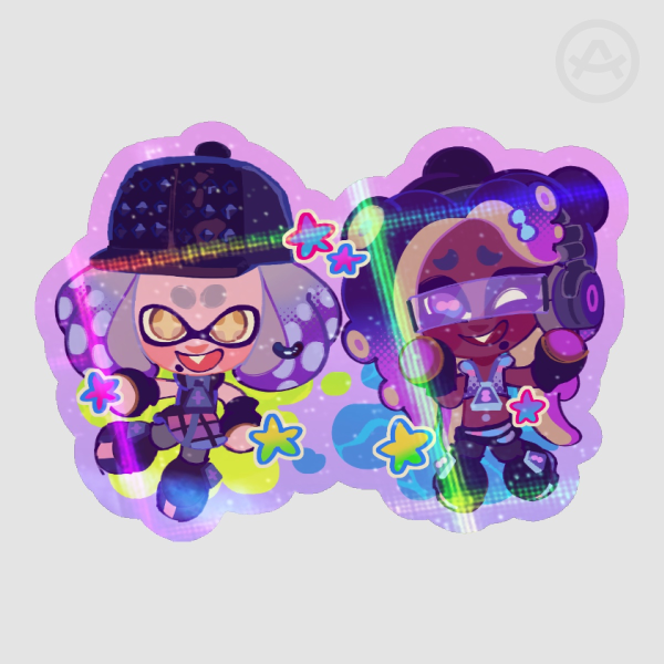 Summer Nights Off the Hook | Colored Edge Die Cut Sticker
