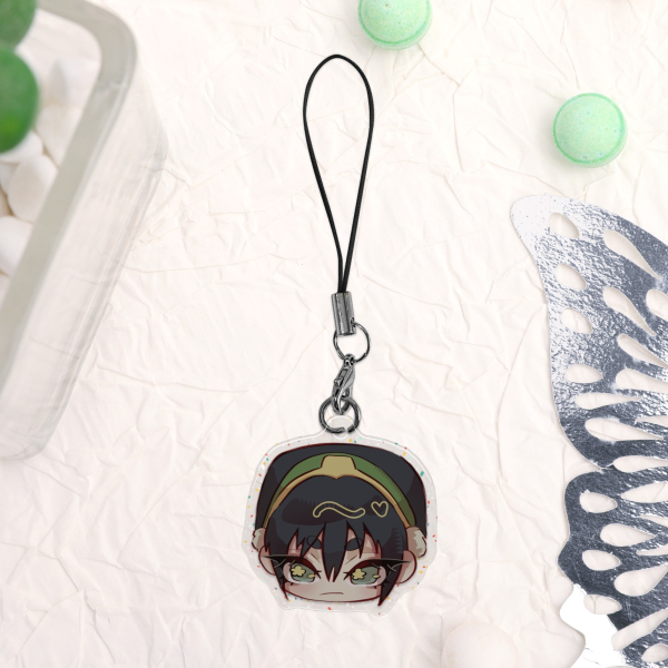 Toph Epoxy Glitter Phone Charm