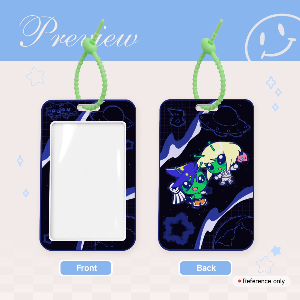 Glorpy Galo and Lio Plastic Card Holder - Color Ver.