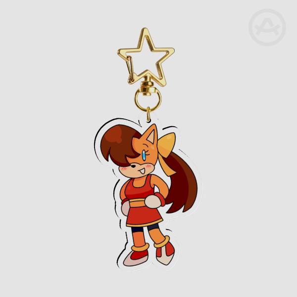 tiara boobowski keychain