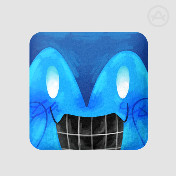 Bluudud plush badge