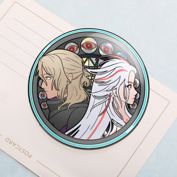 AI The Somnium Files - Date & Aiba Holographic Badge